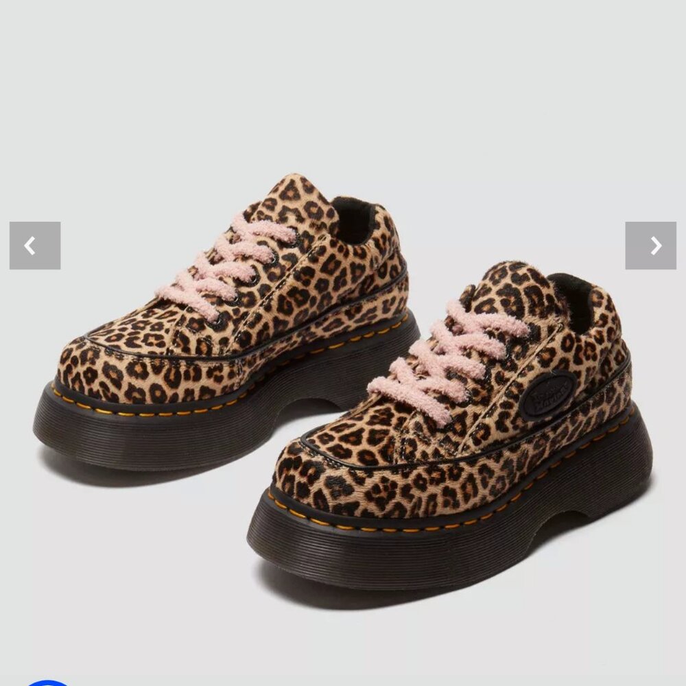 Dr Martens Buzz 5i Leopard Print platform Womens Shoes size 10 NWT - Picture 7 of 9